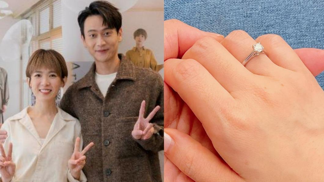 快訊/愛情長跑15年!孫可芳七夕「被劉冠廷套牢」曬超閃大鑽戒