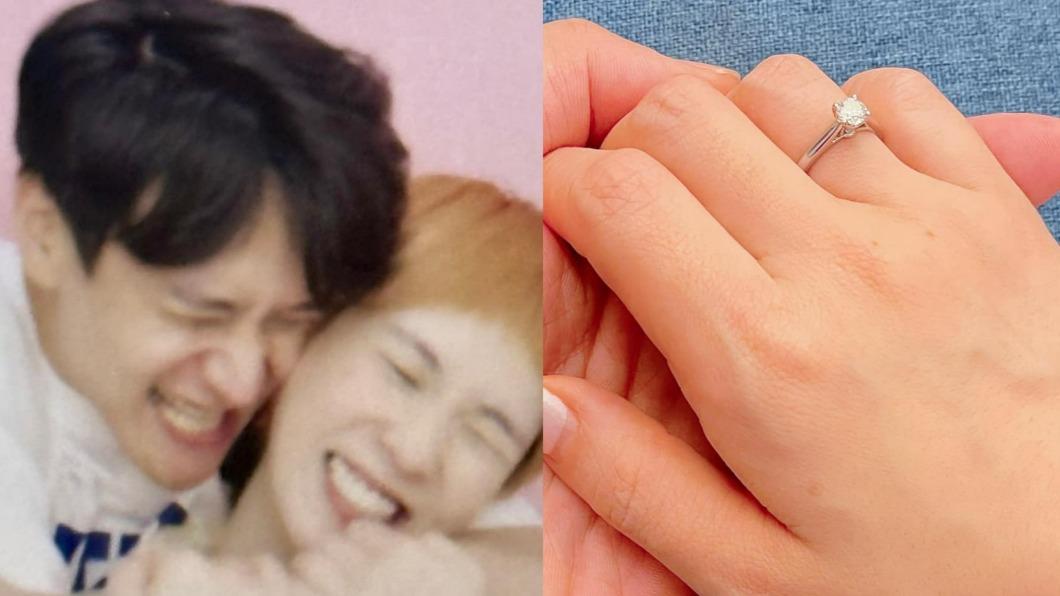 閃炸!劉冠廷求婚成功 背後緊抱孫可芳甜喊「老婆」:我愛妳