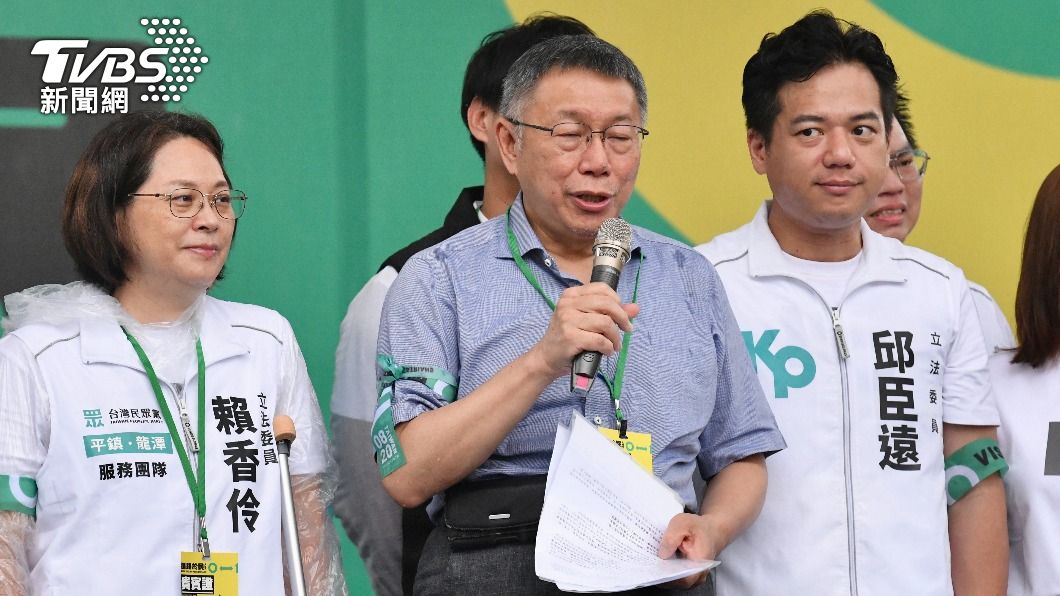 民眾黨總統參選人柯文哲。（圖／胡瑞麒攝）