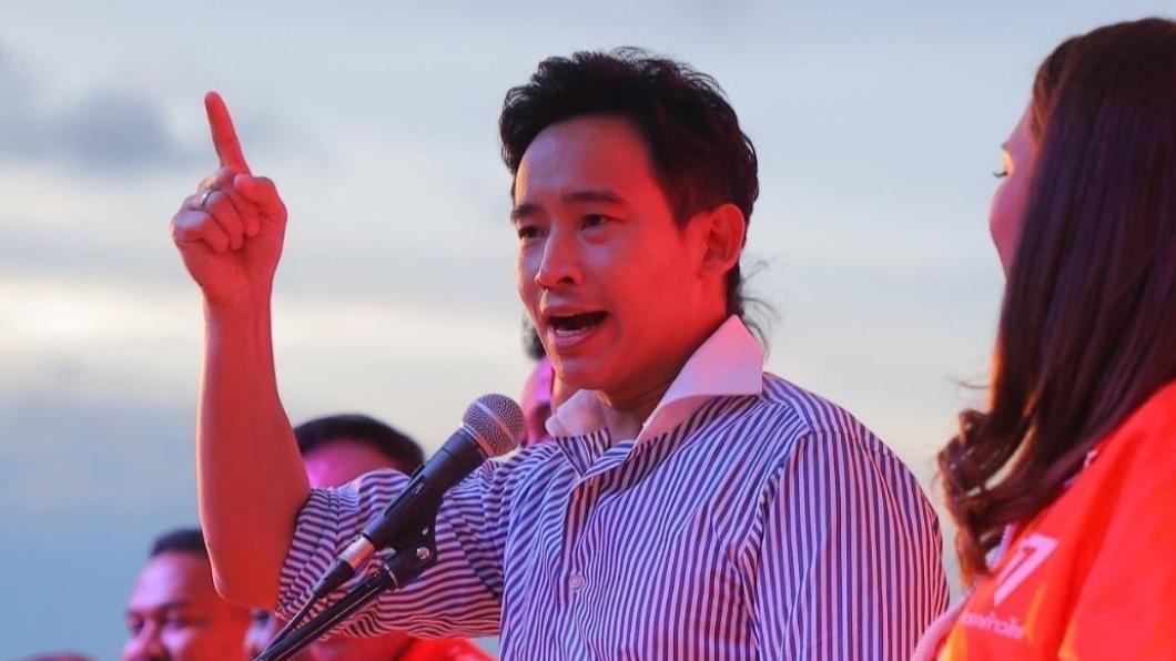 本是新任泰國總理熱門人選的皮塔,卻因選舉觸法而失格。(圖/翻攝自Pita Limjaroenrat推特)