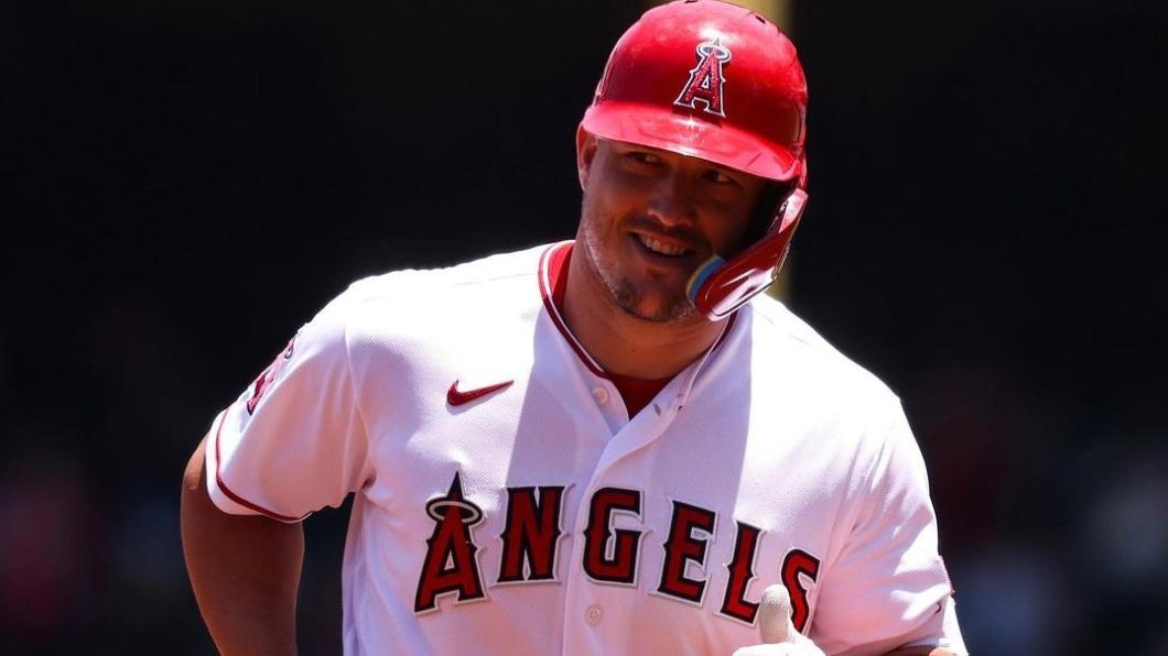 Mike Trout在傷兵名單超過一個月,今天回歸出賽。(圖/翻攝自Los Angeles Angels Instagram)