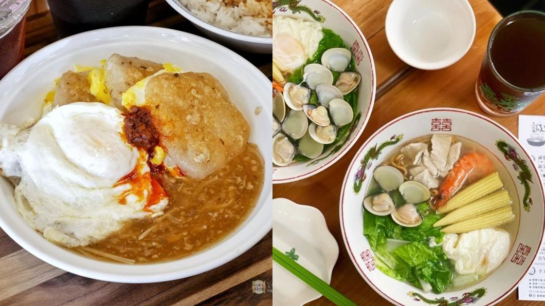 台南道地特色早餐「阿文米粿」、「誠實鍋燒意麵」是新入選的店家。(圖/台南美食地圖‧玩樂誌、熱血玩台南。跳躍新世界提供)