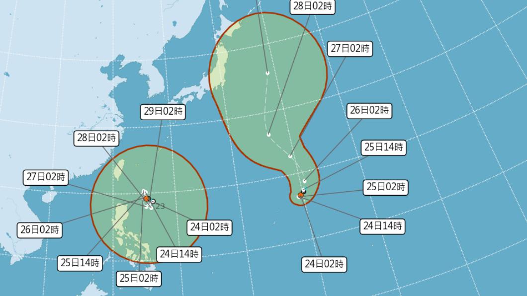 蘇拉周末估升級中颱!這兩天最靠近 氣象局曝「首波雨區」