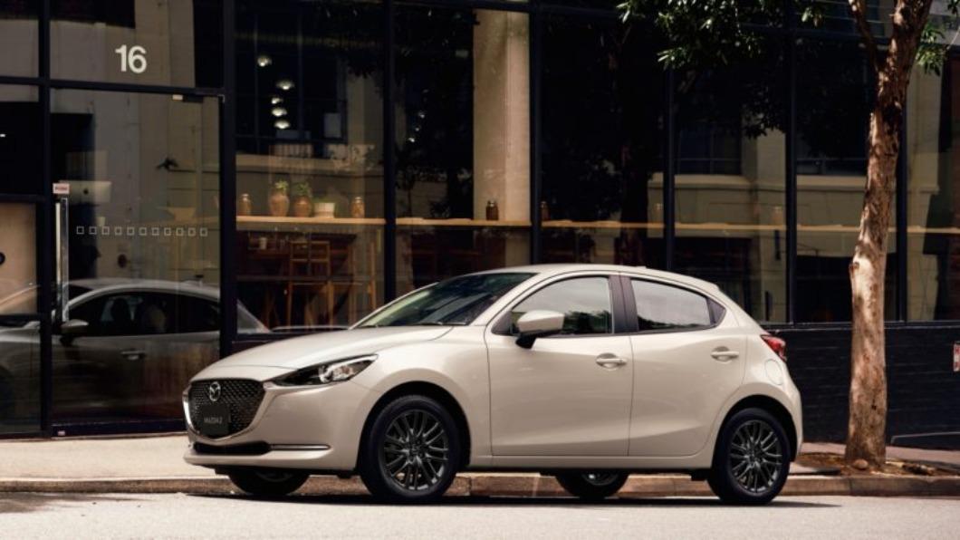 Mazda2外觀精簡且洗鍊。(圖/Mazda提供)