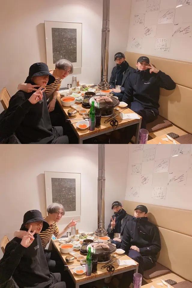 韓國偶像圈內有所謂「97 Line」的帥哥團體。（圖／翻攝自珉奎IG）