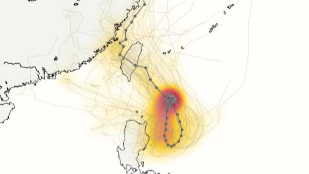 蘇拉颱風恐「貫穿台灣」!這2天雨彈連炸 專家見路徑:皮繃緊了