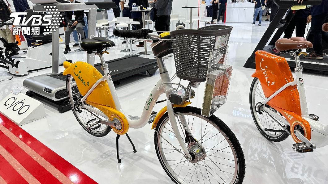 YouBike在台灣形象展展出。(圖/呂欣芷攝)