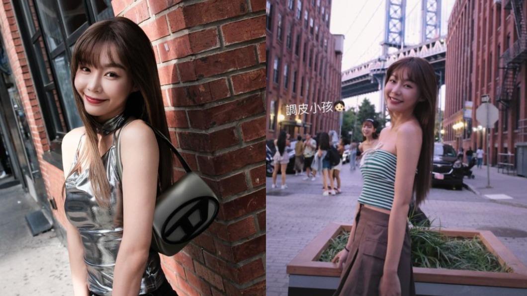 Yuri與知名景點曼哈頓大橋合照。（圖／翻攝自Yuri IG）