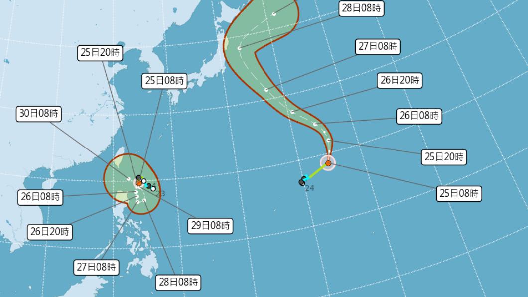 蘇拉恐升級強颱!「先往南再迴轉」3階段降雨 最快周二發海警
