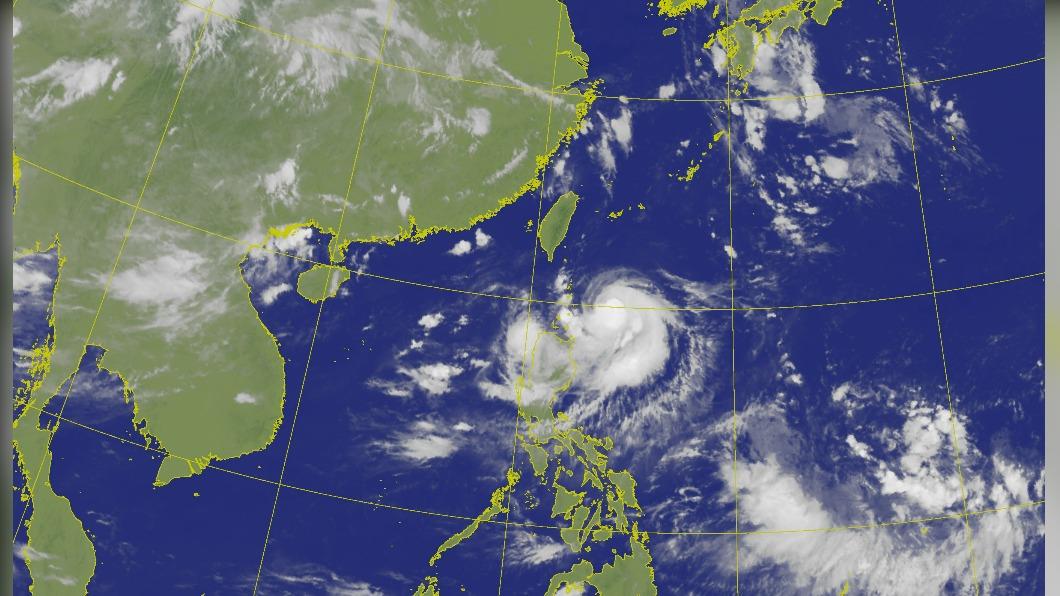 蘇拉颱風受到現在大氣環境影響將會原地打轉。(圖/氣象局)