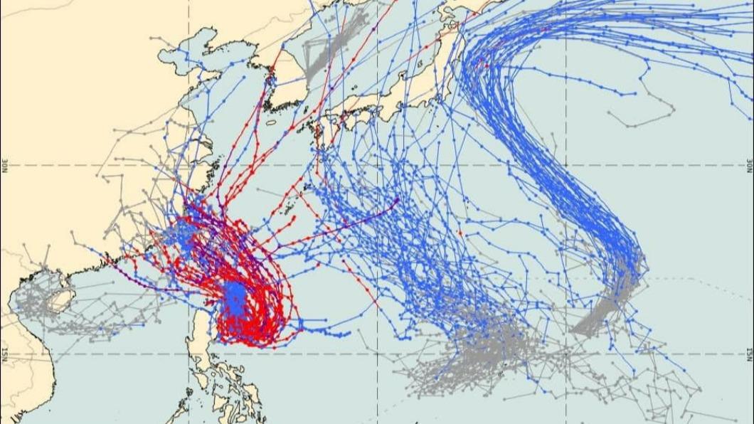蘇拉、丹瑞共舞!第三個熱帶系統再現身 專家:進入颱風活躍期