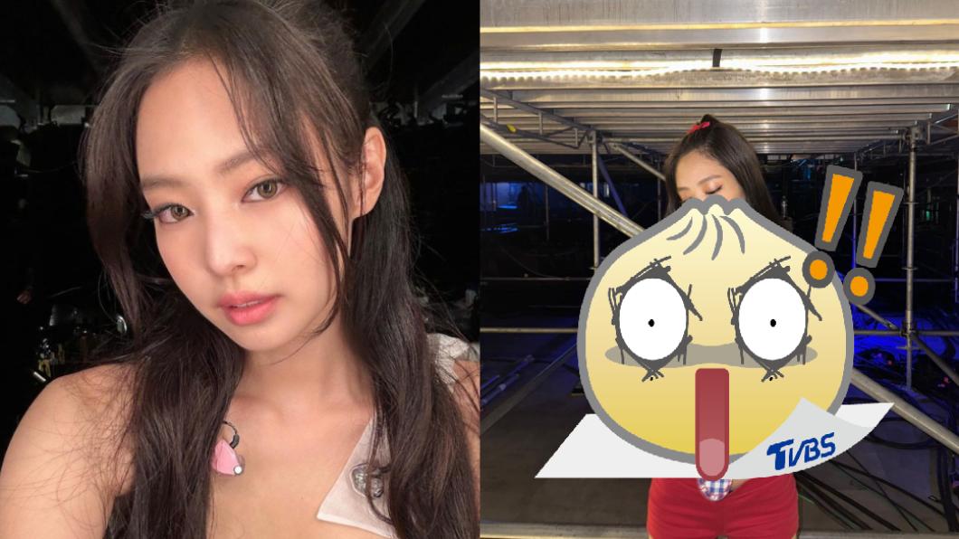 Jennie辣曬完美比例！低胸蠻腰大長腿　加碼「肉色愛心」