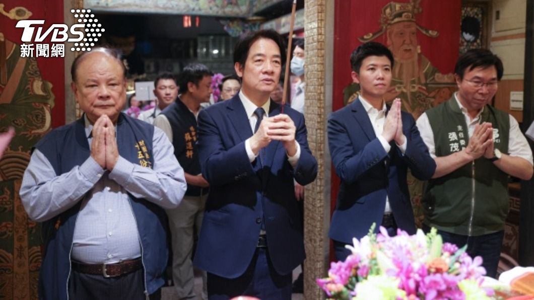 賴清德:放棄主權的和平是假和平 籲支持守護主權者