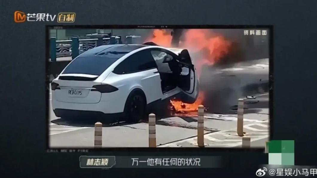 林志穎一想到兒子當下差點有生命危險,就難過到含淚。(圖/翻攝自星娛小馬甲微博)