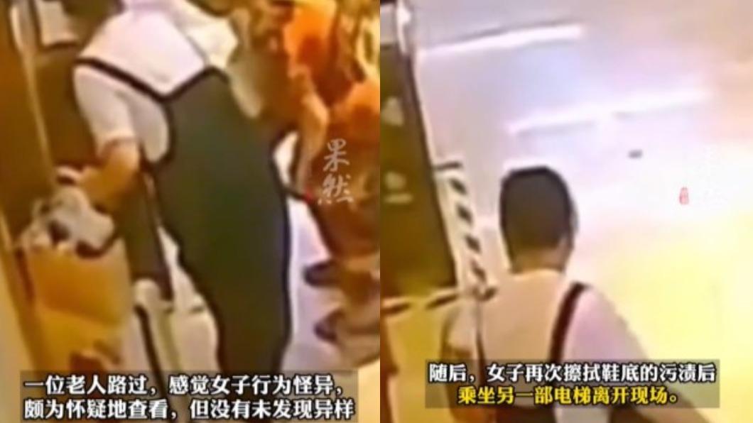 路人經過卻未及時發現寶寶。（圖／翻攝自微博《齊魯晚報》）