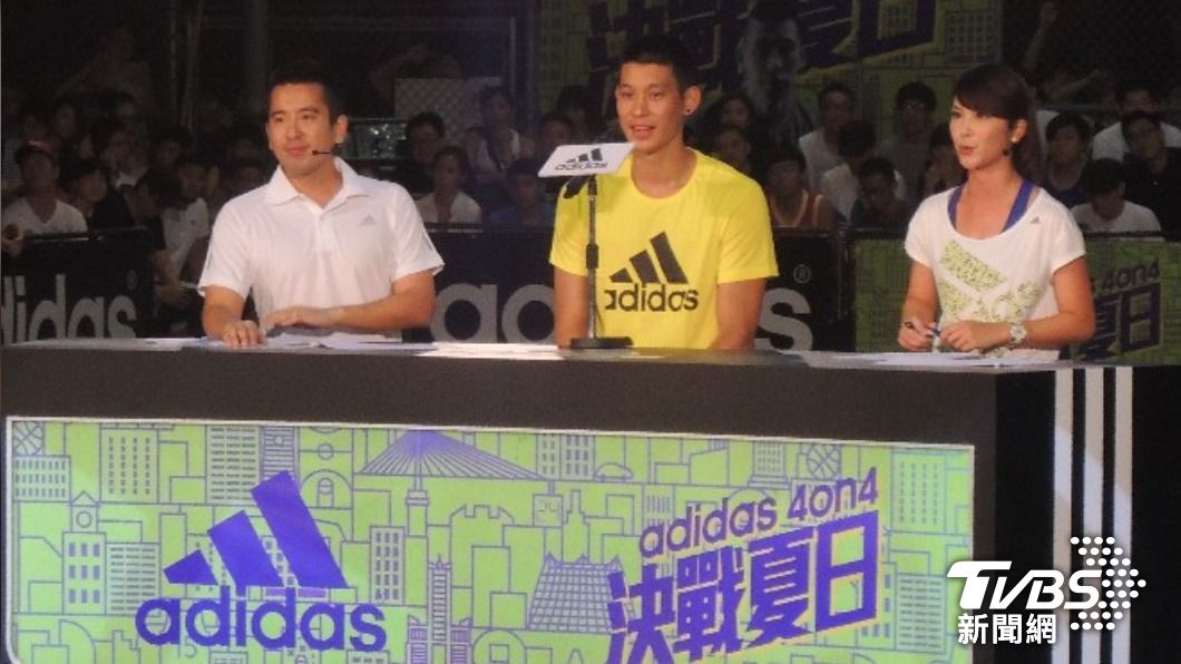 林書豪曾到adidas 101辦活動。(圖/TVBS)