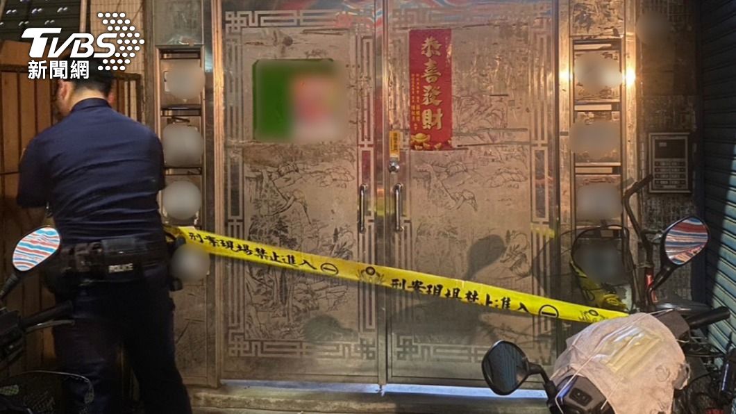 警方拉起封鎖線採證。（圖／TVBS）