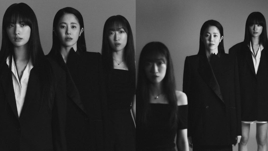 高賢廷、NANA、李寒星三人同框拍攝畫報。(圖/翻攝自IG@netflixkr)