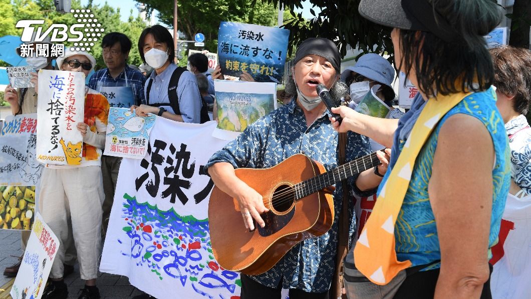 日本排放福島核廢水讓國內外不少人都相當氣憤。（圖／達志影像美聯社）
