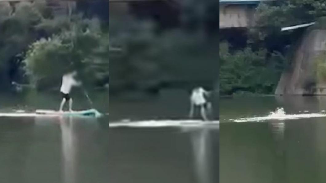 外甥玩SUP沒繫生命線落水亡 姨丈悲痛:44年前目睹軍卡也墜峨眉湖