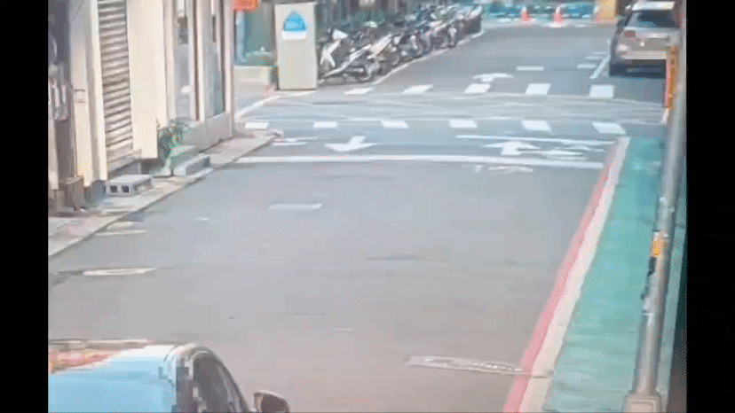 車禍發生過程。（圖／TVBS）