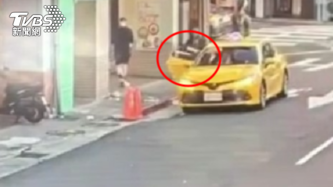 美籍男子從萬華區叫車搭車到大同區。（圖／TVBS）