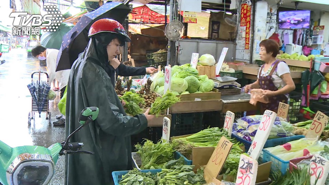受颱風、中元節等因素影響,近期菜價上漲。(圖/TVBS)