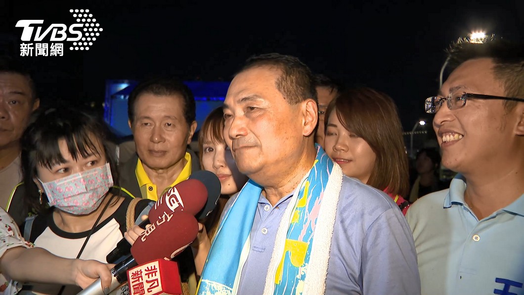 郭台銘5月17日才表態會信守承諾、支持侯友宜勝選。（圖／TVBS）
