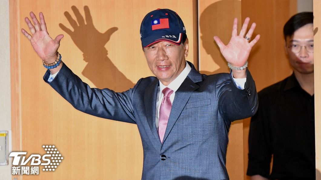 鴻海創辦人郭台銘宣布參選2024總統。（圖／胡瑞麒攝）
