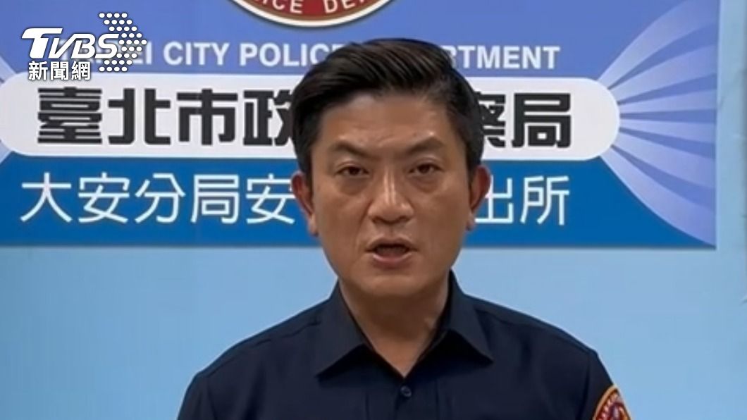 安和路派出所所長霍建元出面說明。（圖／TVBS）