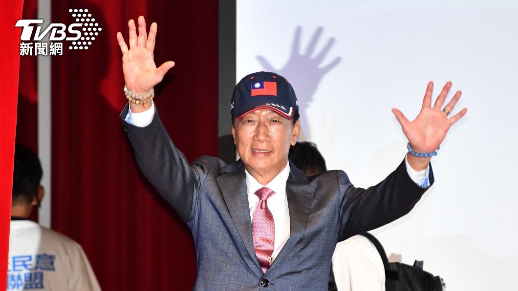 郭台銘2023年的資產超過74億美元(約合逾新台幣2368億元)。(圖/胡瑞麒攝)