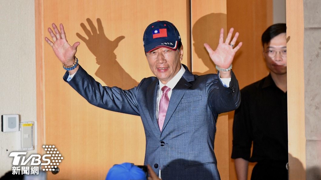 郭台銘28日宣布參選。(圖/胡瑞麒攝)