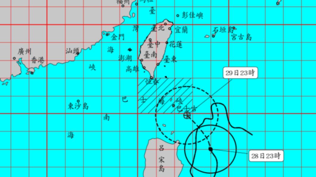 快訊／蘇拉要來了！氣象局23:30發布海警　最新颱風路徑曝