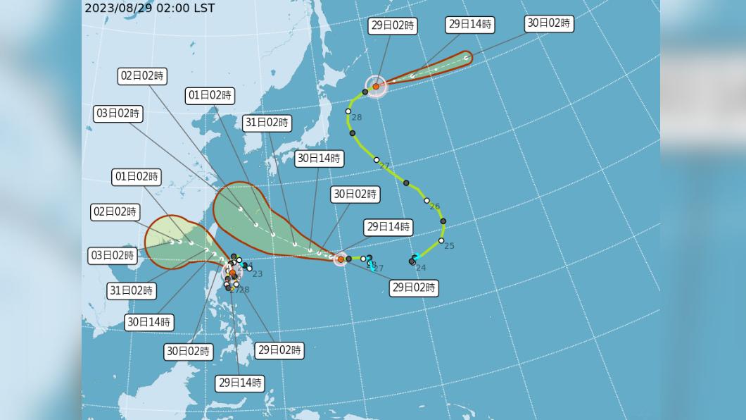 蘇拉颱風海警發布 強度持續增強估週三、四影響最劇烈