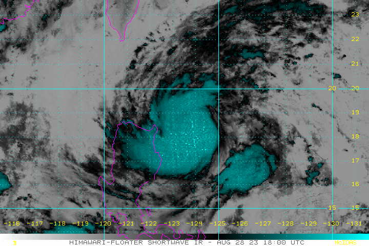 蘇拉颱風有可能再增強。（圖／翻攝自NOAA）