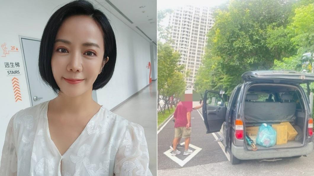 陳仙梅出車禍!劇組廂型車路口擦撞「衝上人行道」畫面曝