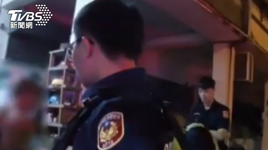 警方花1小時就逮捕到逃跑的黃嫌。（圖／TVBS）