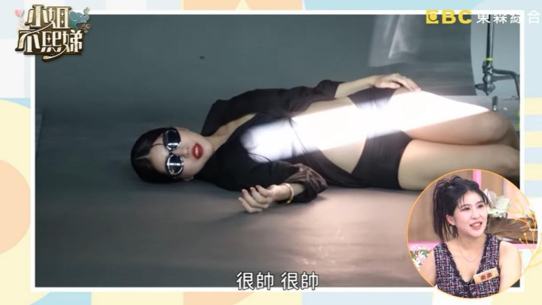 節目中播出柔柔的拍攝花絮。(圖/翻攝自小姐不熙娣YouTube)