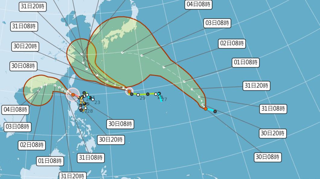 蘇拉颱風「小小一隻」維持強度巔峰!恆春已大雨 午後換高屏