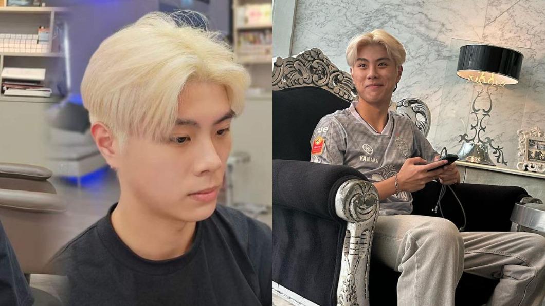 17歲的弟弟Jovan現在染了一頭金髮。（圖／翻攝自盧惠光IG）