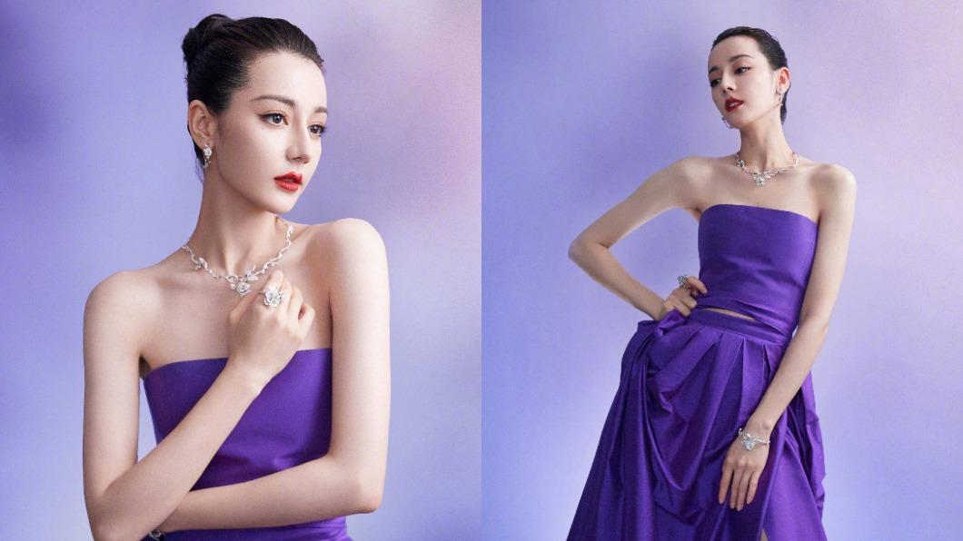 迪麗熱巴深受國際精品愛戴。(圖/翻攝自迪麗熱巴微博)