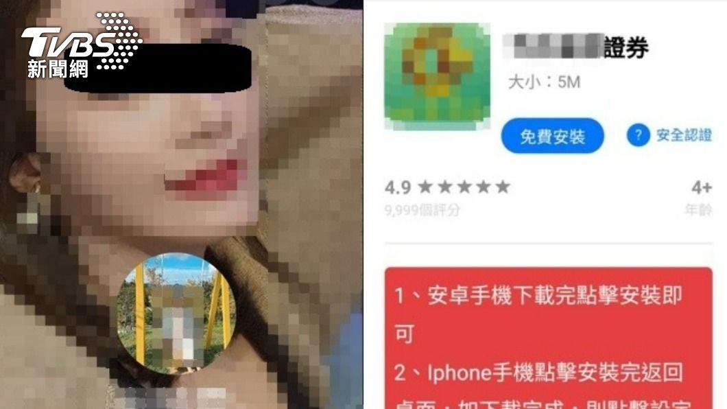 美女照片投資。（圖／警方提供）