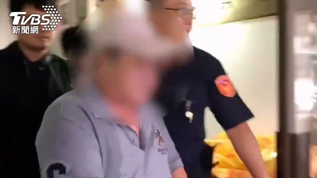 犯嫌遭警方逮捕。(圖/TVBS)
