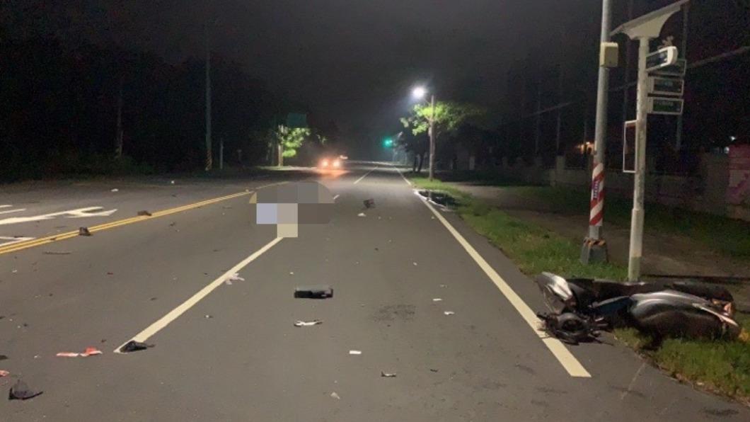 警方昨晚巡邏發現肇事現場。（圖／警方提供）