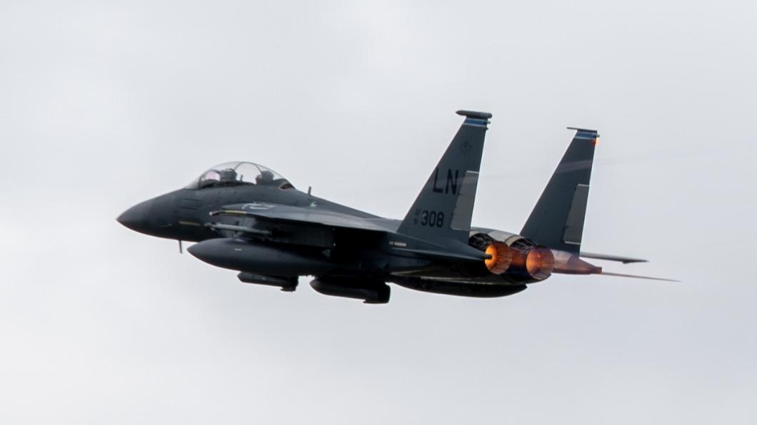 英國萊肯希斯空軍基地內,目前仍以美軍F-15E「打擊鷹」戰機為主體。(圖/翻攝自美國空軍)