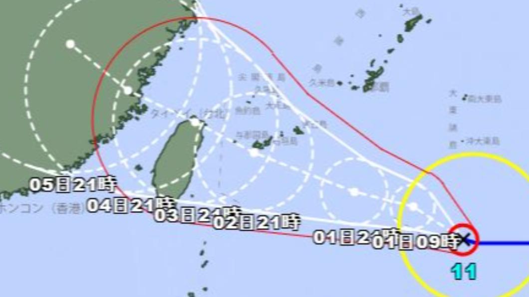 有望「連放3天假」?海葵進補變更強 日預測:恐再南修撲雙北