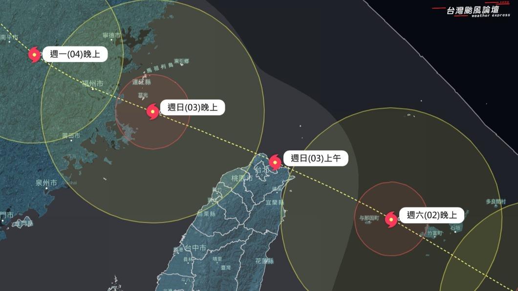 爆頭颱直衝台灣!海葵將轉中颱「恐從這登陸」 週末嚴防強風豪雨