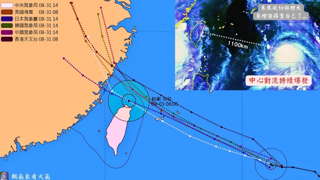 海葵將轉中颱直撲!西北部「暴風圈壟罩」 週末慎防強風豪雨