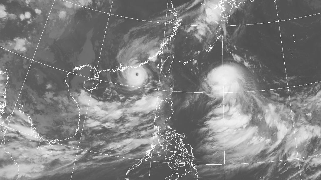 海葵颱風將轉中颱直撲北台灣。(圖/翻攝自中央氣象局)