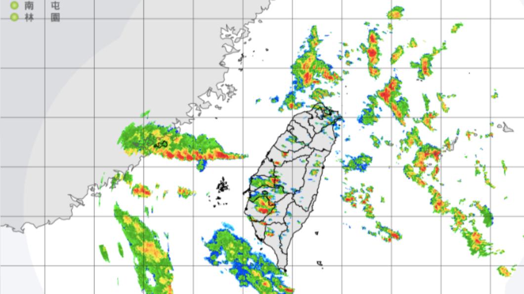 快訊／5縣市大雨開炸！颱風外圍環流+對流旺盛　警戒到入夜